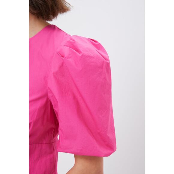 HYACINTH HOUSE Bright Pink Bows Keelin Midi Dress Size S NWT - Picture 5 of 8